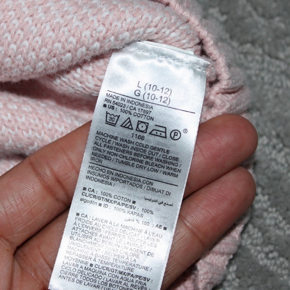 Girls Old Navy Pink Cardigan - Picture 6 of 6